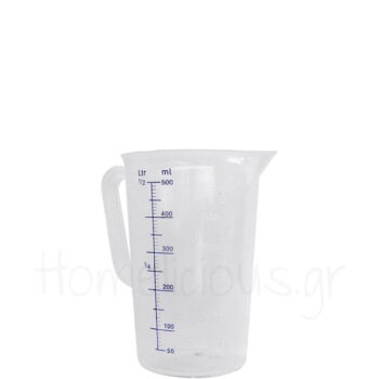 Κανάτα Μεζούρα CL [Φ9|14 cm] 500 ml PP Διάφανο|Hendi