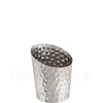 Julep Cup ANGLED Hammered 42 cl Inox Ασημί|GenWare