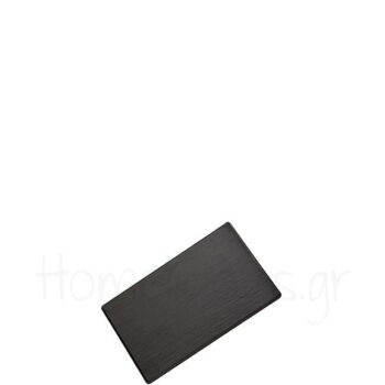 Πλατό Σερβ SLATE GN 1/4 [26,5x16,2 cm] Μελαμίνη Μαύρο|APS