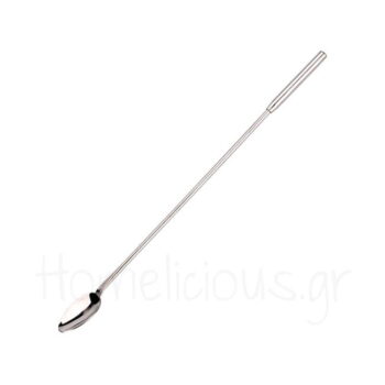 Bar Spoon Οβάλ 40 cm Inox Ασημί|APS Bar Supply