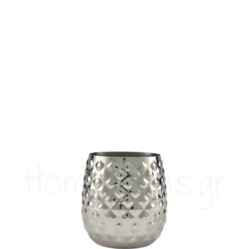 Julep Cup PINEAPPLE Hammered 44 cl Inox Ασημί|GenWare