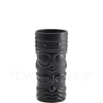 Tiki 4 FACES Cast Iron 40 cl Κεραμικό Μαύρο|GenWare