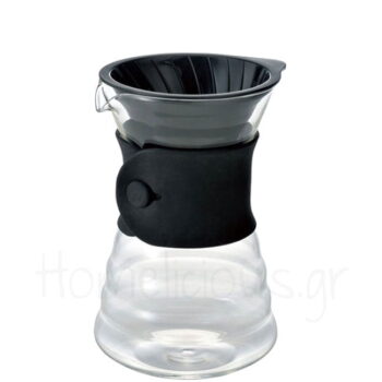 Drip Decanter V60 [02] 1-4 cup Γυαλί Μαύρο|Hario