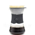 Drip Decanter V60 [02] 1-4 cup Γυαλί Μαύρο|Hario