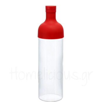 Filter Bottle TEA 750 ml Γυαλί Κόκκινο|Hario