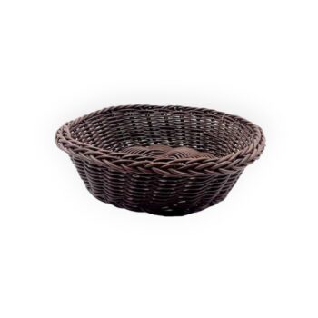 Ψωμιέρα [Φ20|8 cm] Rattan Καφέ | GTSA