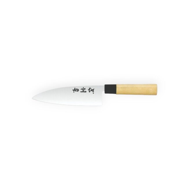 Μαχαίρι Japanese Santoku 16 cm Inox Καφέ | Cutlery-Pro