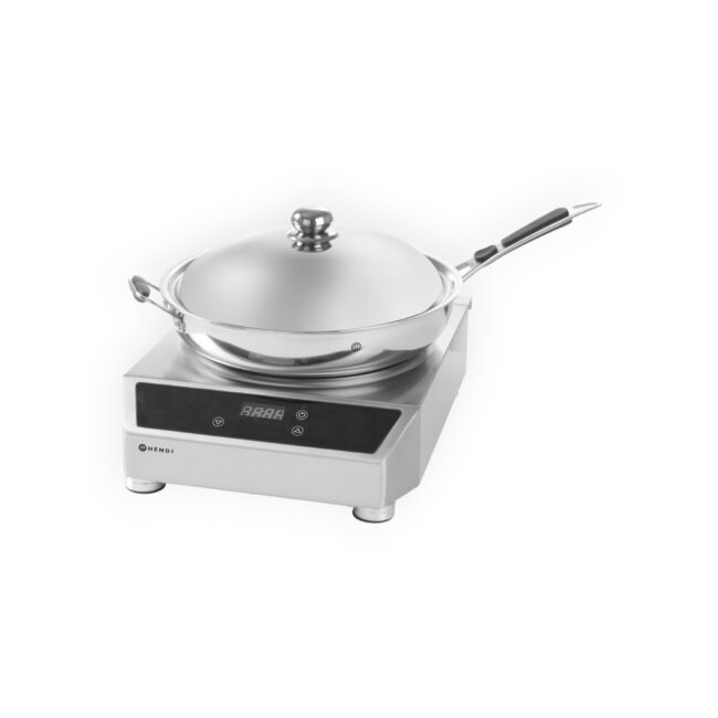 Εστία Ηλ. Induction WOK 3500 D 3500 W Ασημί | Hendi