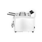 Φριτέζα Ηλ. Induction KITCHEN LINE (Διπλή) (Με Βρυσάκι) 8 lt 7000 W Ασημί | Hendi